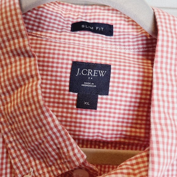 J Crew Slim Fit Plaid Button Down Shirt - Picture 2 of 4